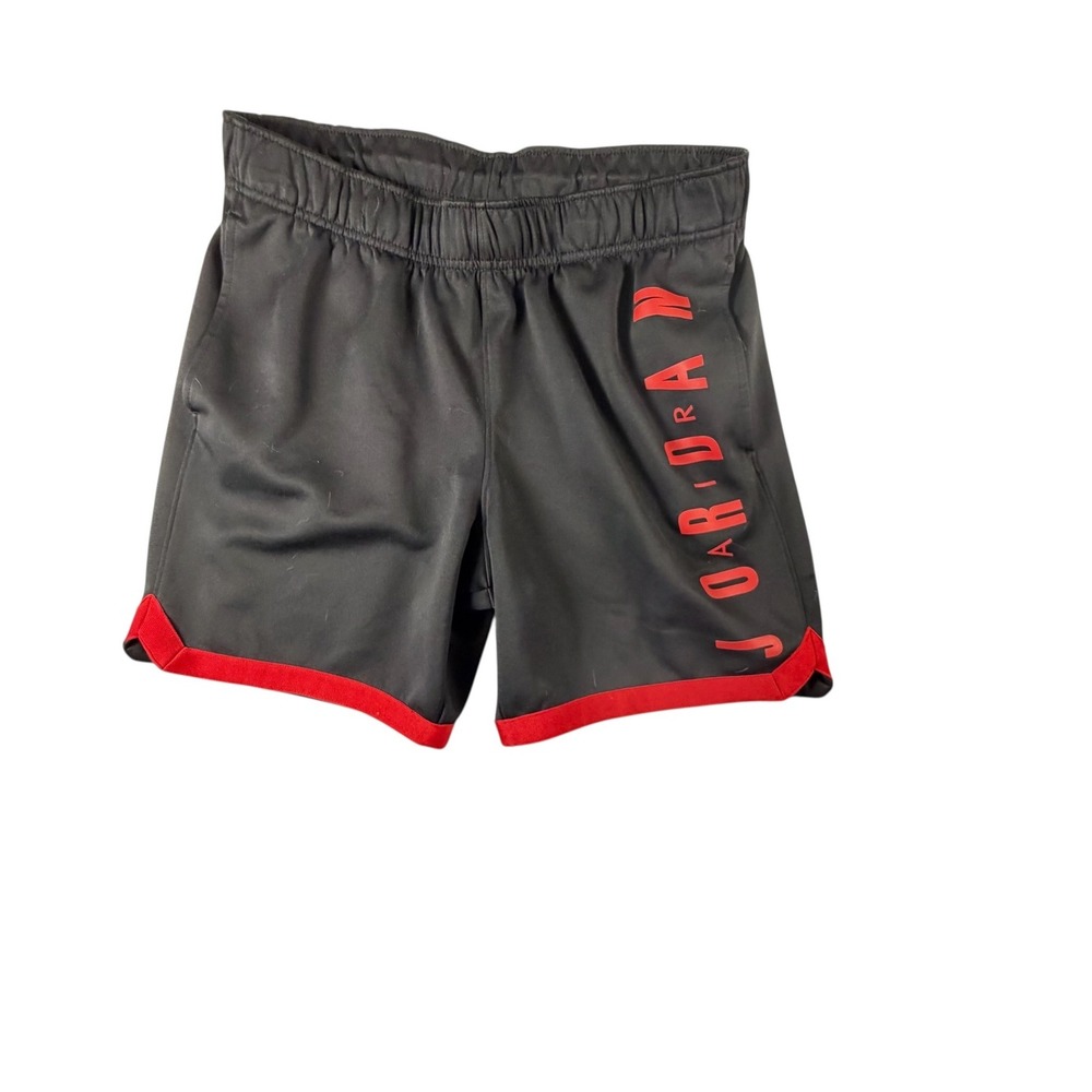 Jordan Athletic Shorts Men Small Black Red CZ4760-010 Excellent Basketball Gym